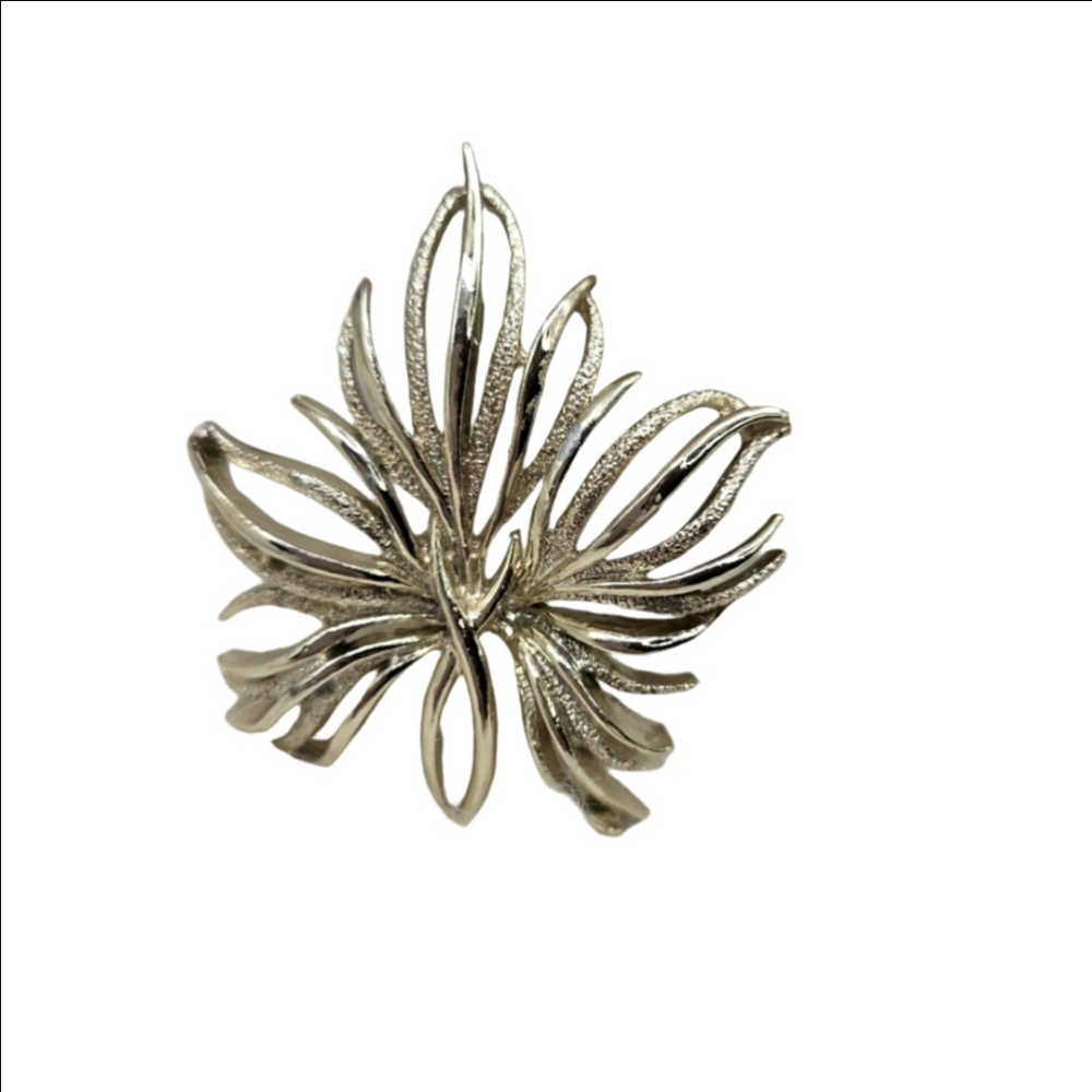 Vintage Sarah Coventry Sterling Silver Fern Brooch